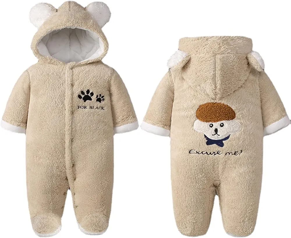 Hooded baby romper best sale